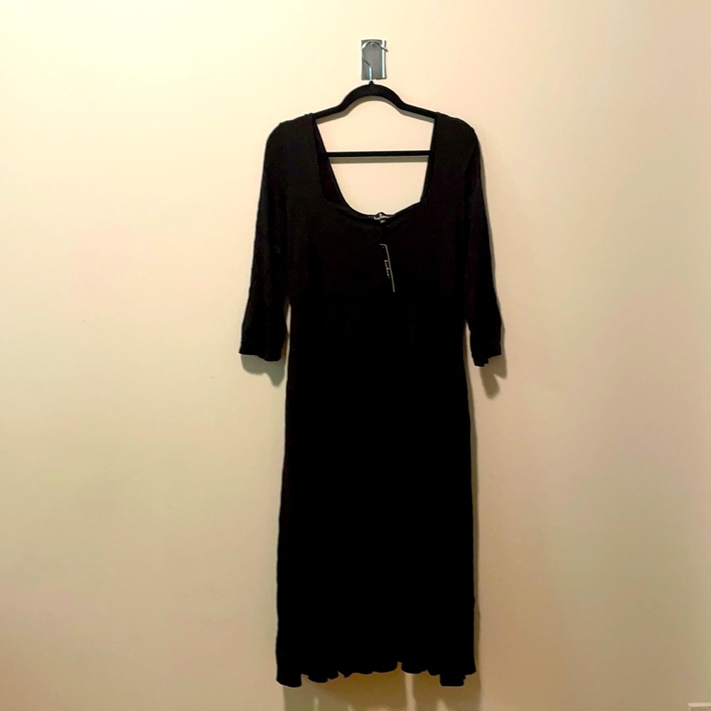 Lulu’s 3-Quarter Sleeve Midi Dress, NWT, Size XL